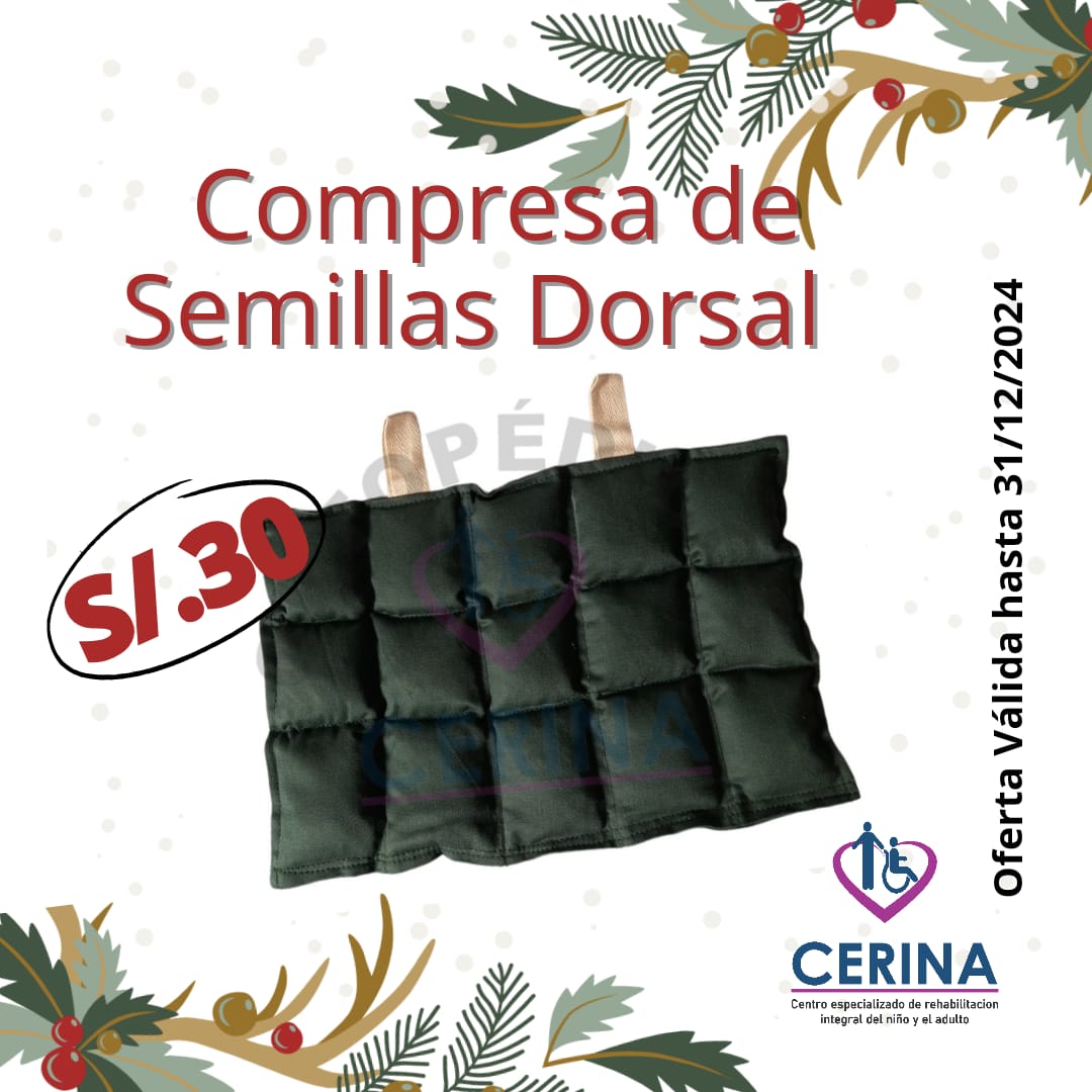 Compresas Aromáticas de Semillas Dorsal