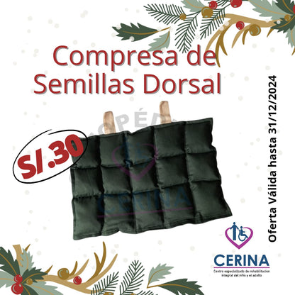 Compresas Aromáticas de Semillas Dorsal